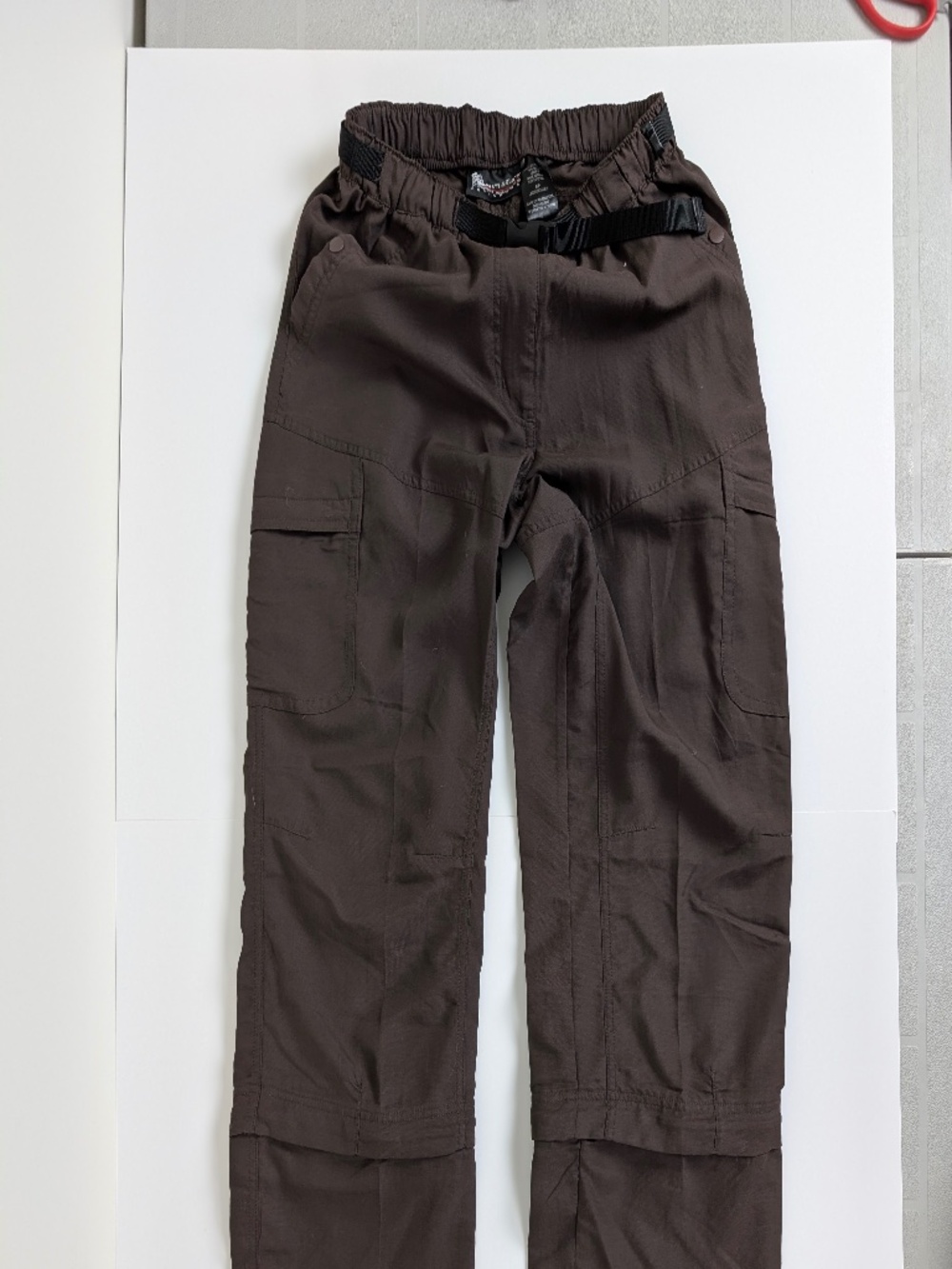 2/$25 or 4/$40 Misty Mountain Pants Convertible Shorts Size Small Brown - Picture 2 of 9